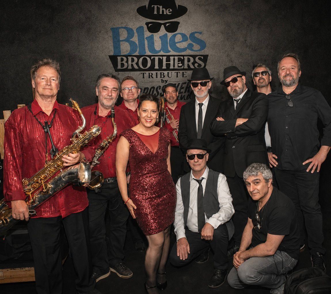 Blues Brothers Tribute by Crossover-Band en studio